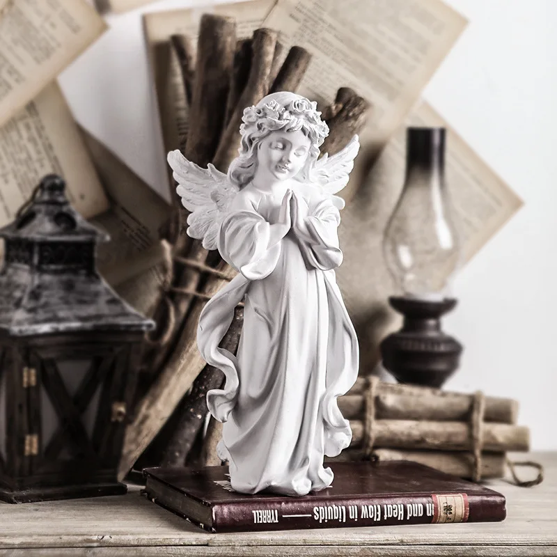 Home Decoration Nordic Creative Angel Girl Sculpture Candlestick Ornaments Home Decor Living Room Bookcase Crafts Resin Statue 
Home Decoration Nordic Creative Angel Girl Sculpture Candlestick Ornaments Home Decor Living Room Bookcase Crafts Resin Statue