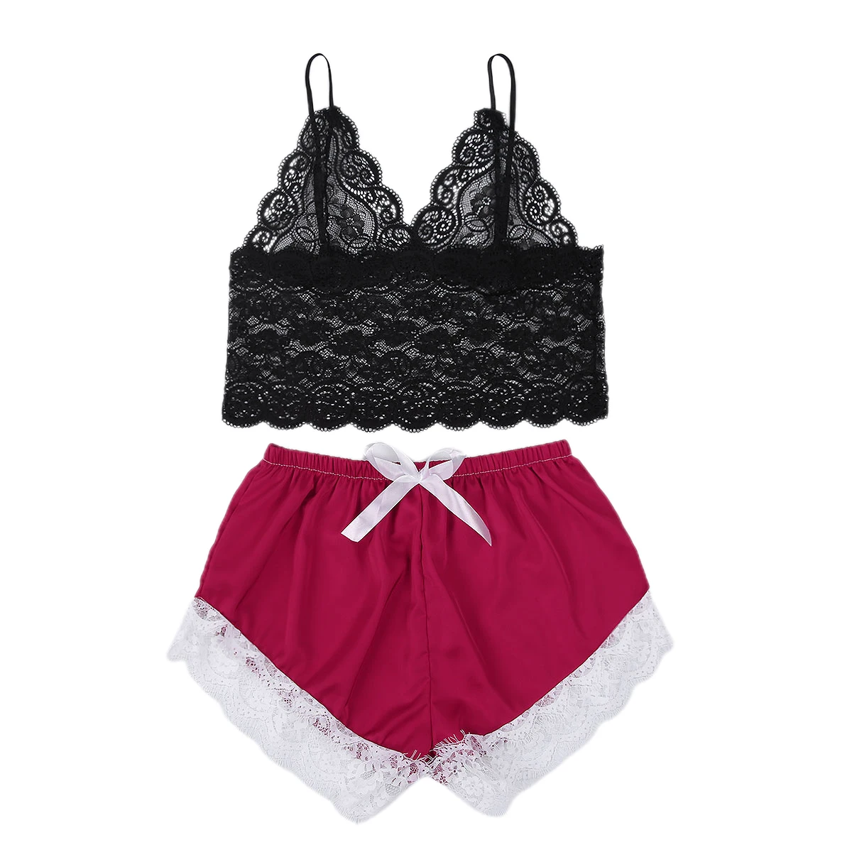 Осеннее женское эротическое белье, топ на бретельках + шорты, атласная текстура, регулируемый плечевой ремень, кружевная бахрома, летняя оде... 
Осеннее женское эротическое белье, топ на бретельках + шорты, атласная текстура, регулируемый плечевой ремень, кружевная бахрома, летняя оде...