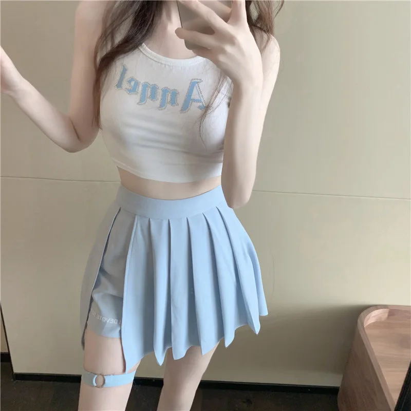 Школьная форма без рукавов, жилет + юбка, 2 предмета, Летнее спортивное платье для девочек, светильник, синяя короткая юбка, JK Uniformes, японский к...
Школьная форма без рукавов, жилет + юбка, 2 предмета, Летнее спортивное платье для девочек, светильник, синяя короткая юбка, JK Uniformes, японский к...