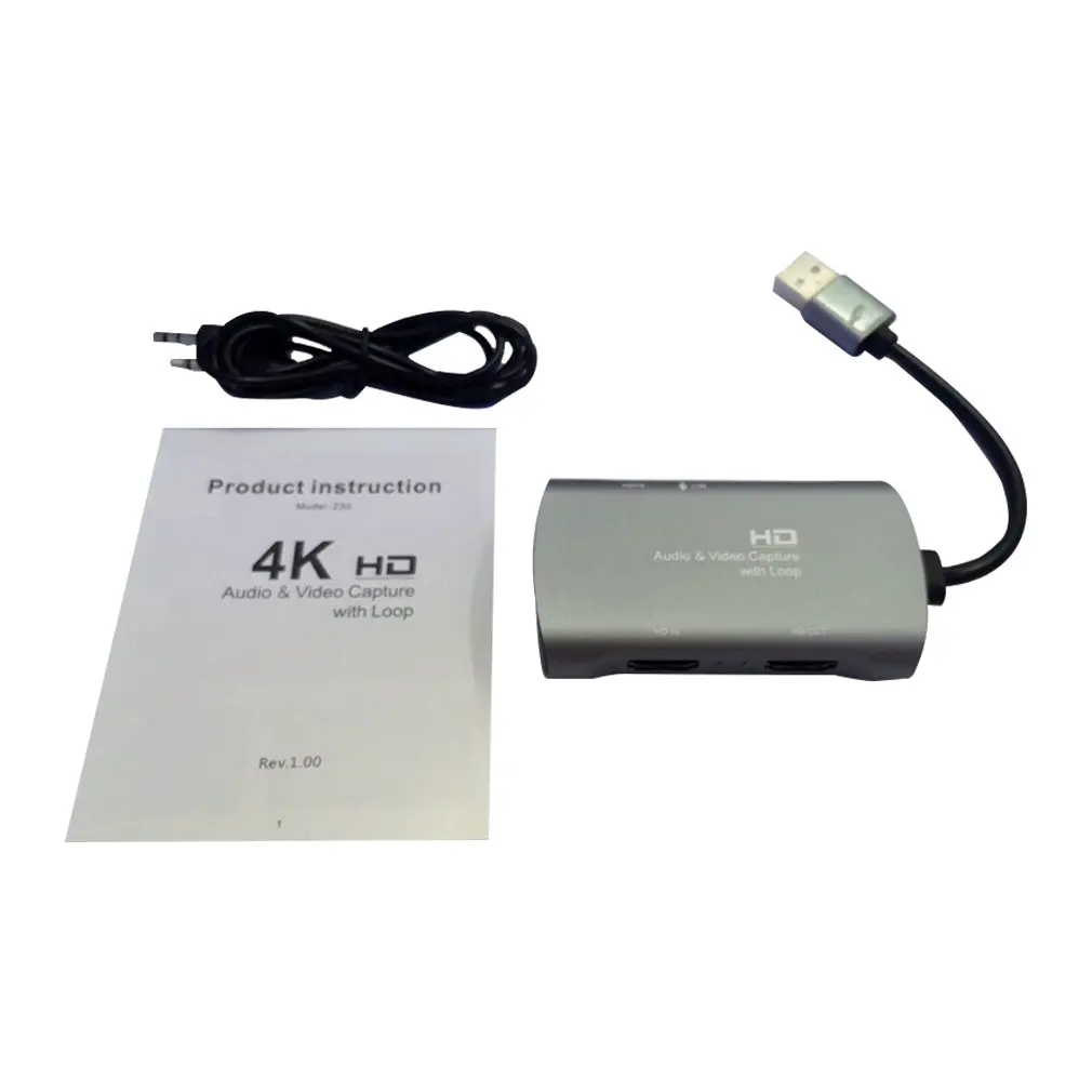 4K HD 1080P 60fps HDMI Video Capture Card USB 3.0 Mic Game Record Live Streaming Audio Four In One System Compatible
4K HD 1080P 60fps HDMI Video Capture Card USB 3.0 Mic Game Record Live Streaming Audio Four In One System Compatible