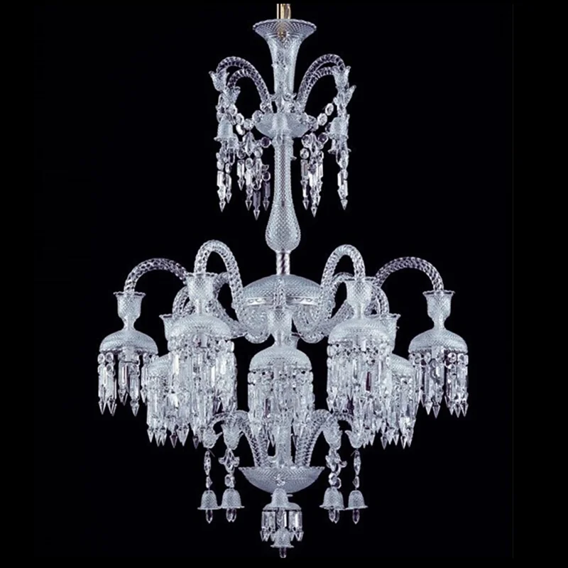 Penthouse chandelier Villa luxury atmosphere living room lamp Baccara hotel engineering hall crystal chandelier
Penthouse chandelier Villa luxury atmosphere living room lamp Baccara hotel engineering hall crystal chandelier