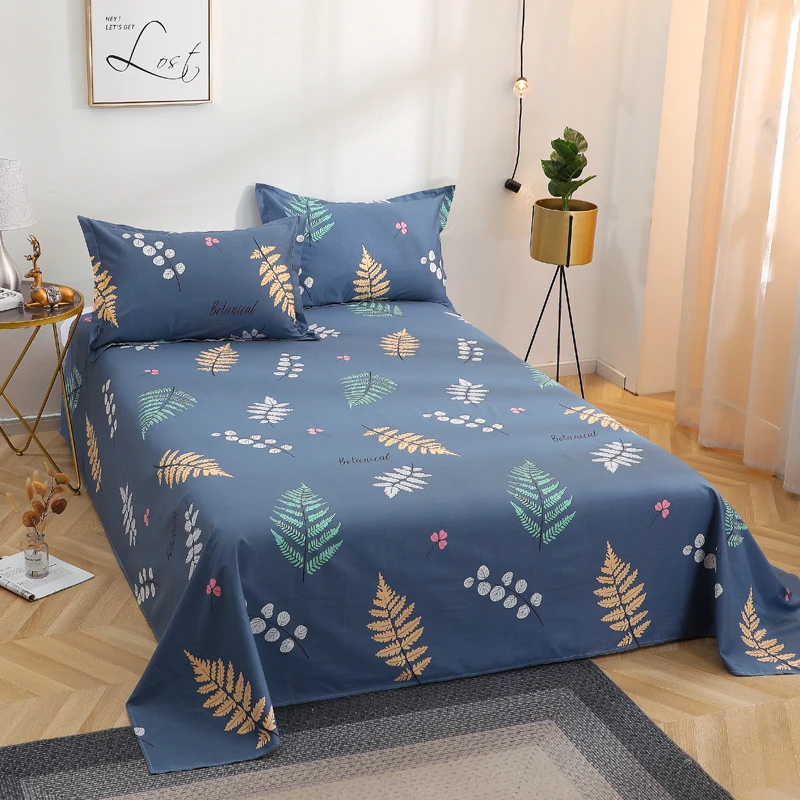 Cotton Bed Sheet and Pillowcase Set Bedding Linens King Full Queen Twin Single Size Flat Sheet Kids Adults Bedspread 2021 NEW
Cotton Bed Sheet and Pillowcase Set Bedding Linens King Full Queen Twin Single Size Flat Sheet Kids Adults Bedspread 2021 NEW