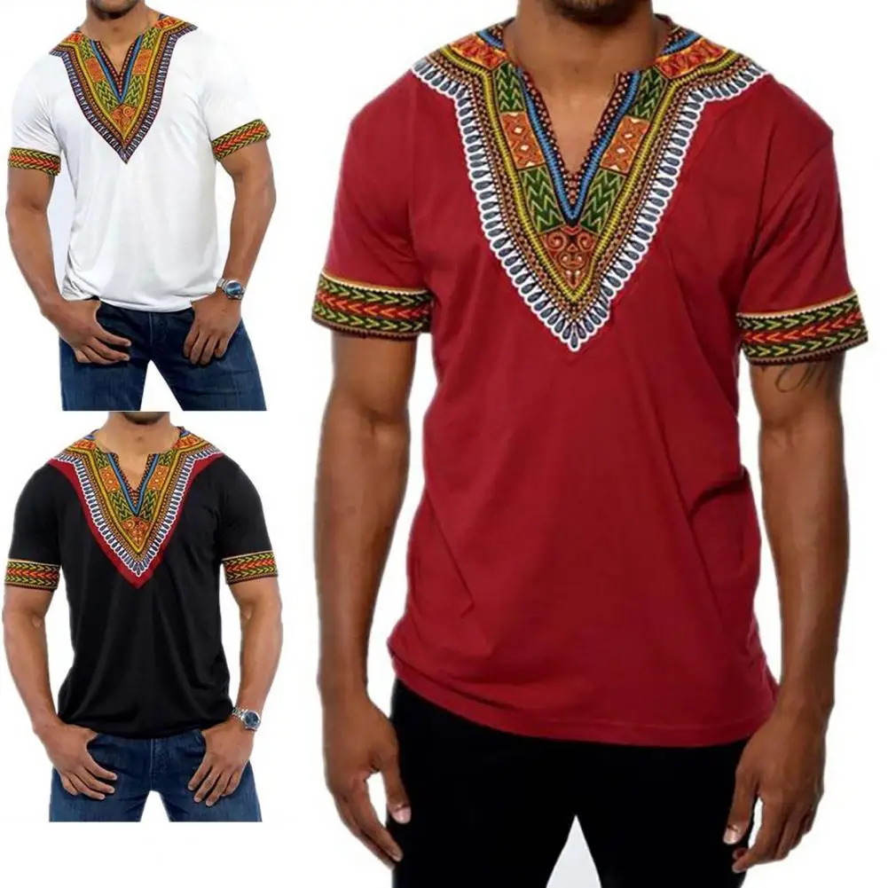Men Tops Short Sleeve Breathable Polyester V-Neck Casual Top for Daily Life
Men Tops Short Sleeve Breathable Polyester V-Neck Casual Top for Daily Life