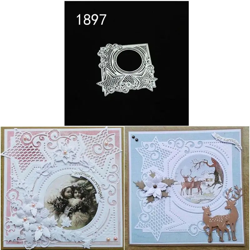 DIY Metal Cutting Dies Frame Card Background Stencil Craft Paper Scrapbook Decor
DIY Metal Cutting Dies Frame Card Background Stencil Craft Paper Scrapbook Decor