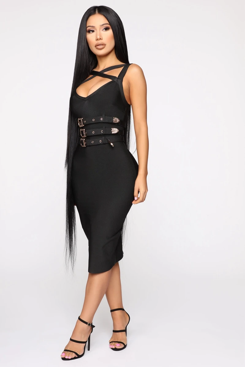 New Arrival Slip V-Neck Black Bandage Rayon Celebrity Nightclub Dress
New Arrival Slip V-Neck Black Bandage Rayon Celebrity Nightclub Dress