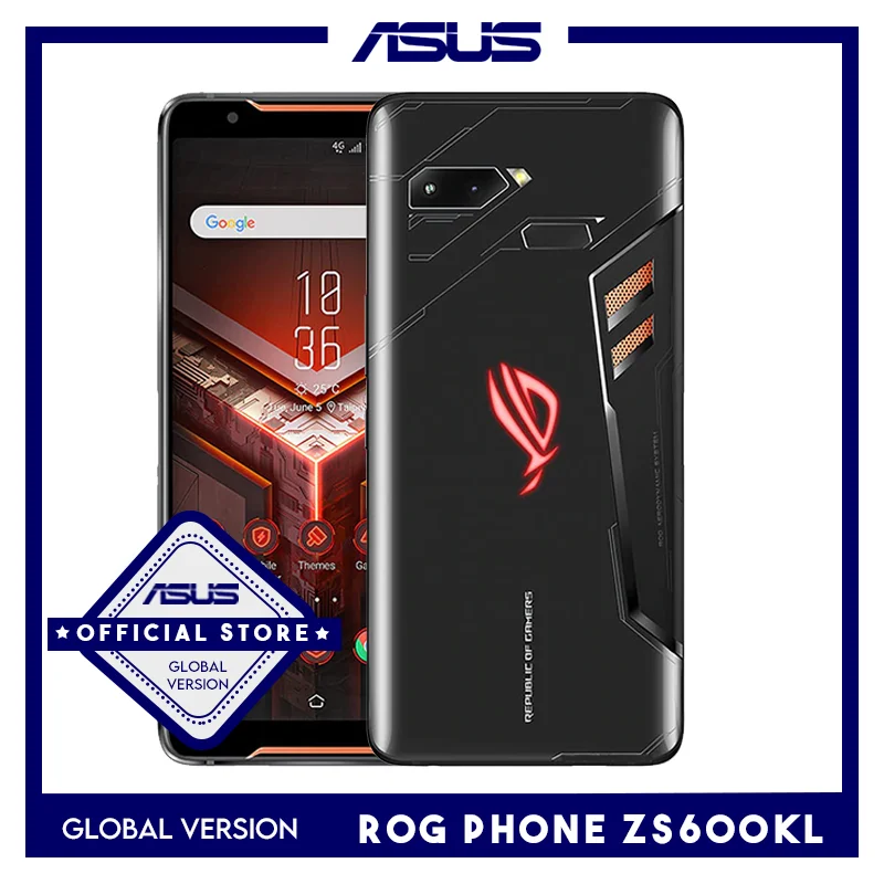 Глобальная версия ASUS ROG Phone ZS600KL смартфон 8 Гб 128/512 Snapdragon 845 Adreno 630 NFC OTA Update игровой