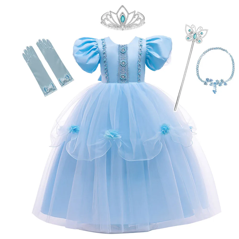 Luxury Cinderella Dress Cinderella Cosplay Costume Kids Clothes For Girls Dress Baby Girl Ball Gown Princess Dresses Party Crown
Luxury Cinderella Dress Cinderella Cosplay Costume Kids Clothes For Girls Dress Baby Girl Ball Gown Princess Dresses Party Crown