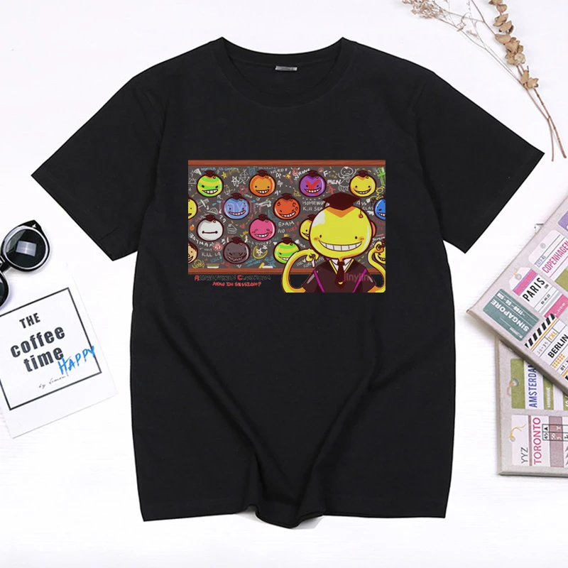 Vintage Anime Assassination Classroom T Shirt Funny Cartoon Harajuku Tee Aesthetic Streetwear Camiseta Hombre Casual Loose Soft
Vintage Anime Assassination Classroom T Shirt Funny Cartoon Harajuku Tee Aesthetic Streetwear Camiseta Hombre Casual Loose Soft