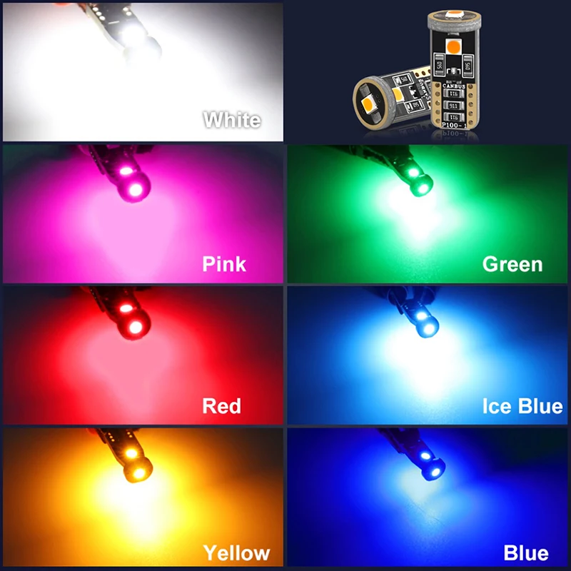 NLpearl 10x Signal Lamp T10 Led W5W 168 194 LED Bulbs 12V 3030SMD W5W Led Canbus Auto Clearance Lights Car Interior Dome Lamp
NLpearl 10x Signal Lamp T10 Led W5W 168 194 LED Bulbs 12V 3030SMD W5W Led Canbus Auto Clearance Lights Car Interior Dome Lamp