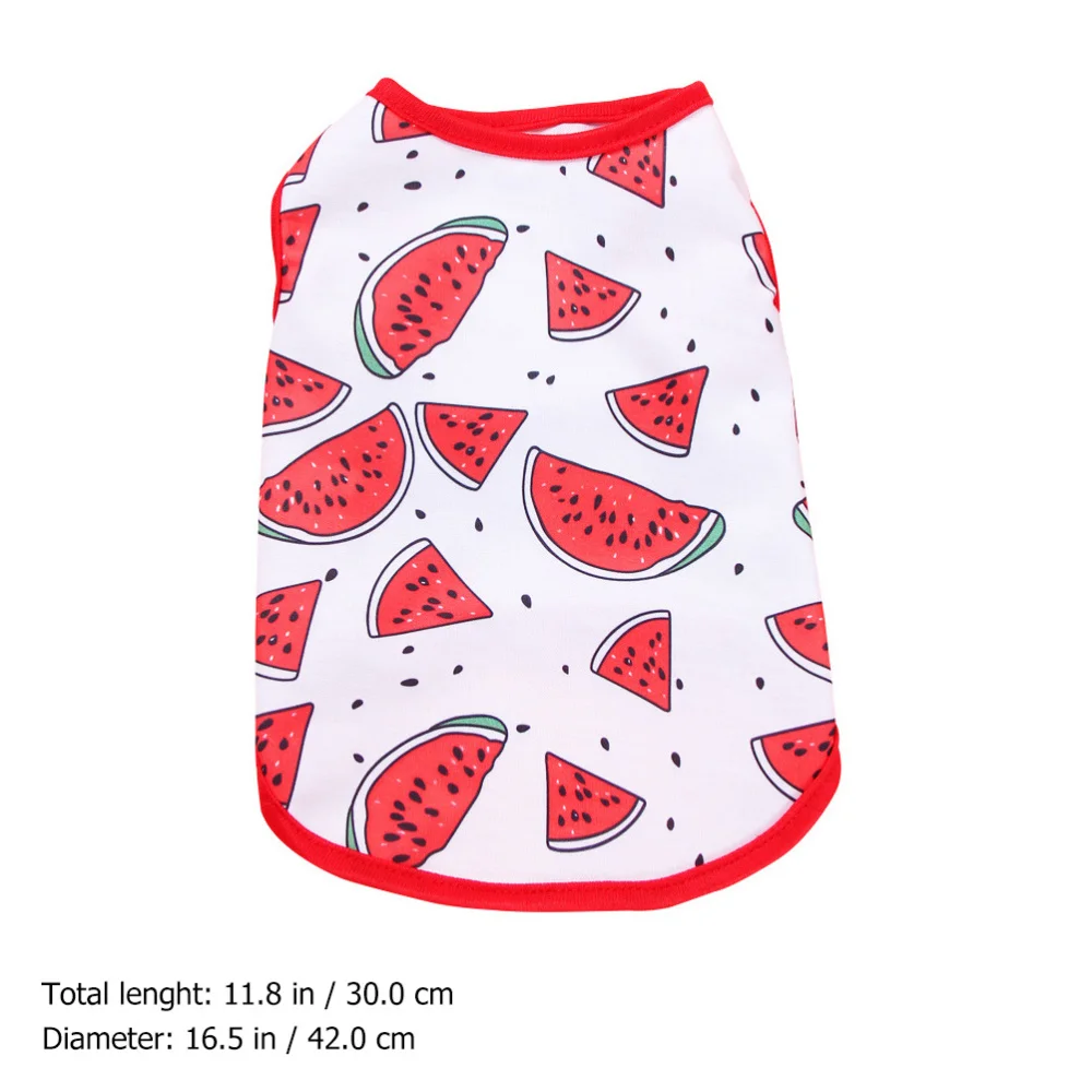 2pcs Dog Shirts Quick Dry Lightweight Dog T-Shirts Sleeveless Vest Cat Shirts