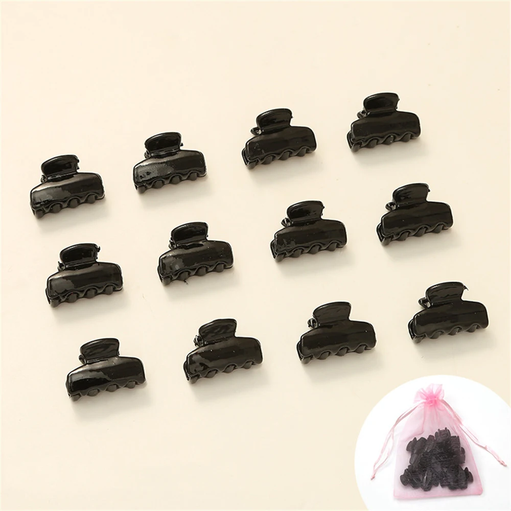 12pcs Korean Sweet Mini Plastic Claw Barrettes For Women Girls Hair Clips Hair Crab Clips Styling Make Up Tool Hair Accessories
12pcs Korean Sweet Mini Plastic Claw Barrettes For Women Girls Hair Clips Hair Crab Clips Styling Make Up Tool Hair Accessories