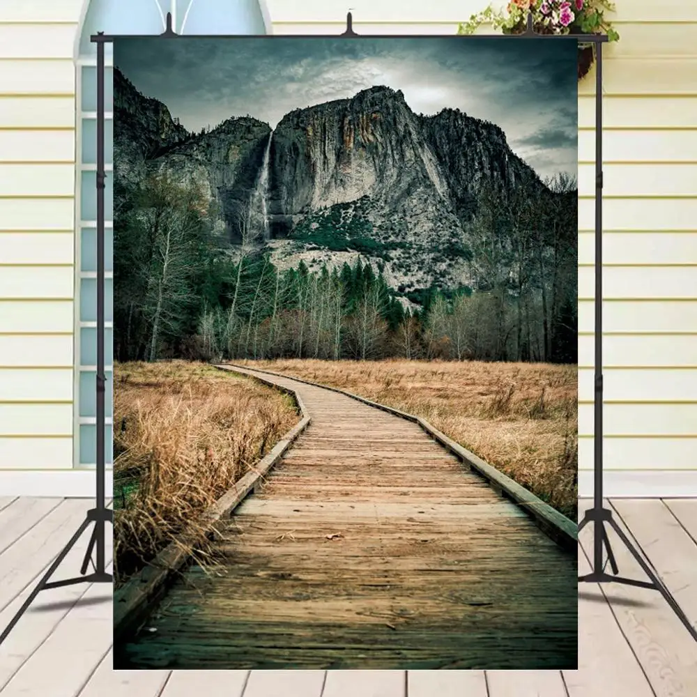 Фон для студийной фотосъемки с изображением деревянной дороги простого горного ворса природного пейзажа
Фон для студийной фотосъемки с изображением деревянной дороги простого горного ворса природного пейзажа