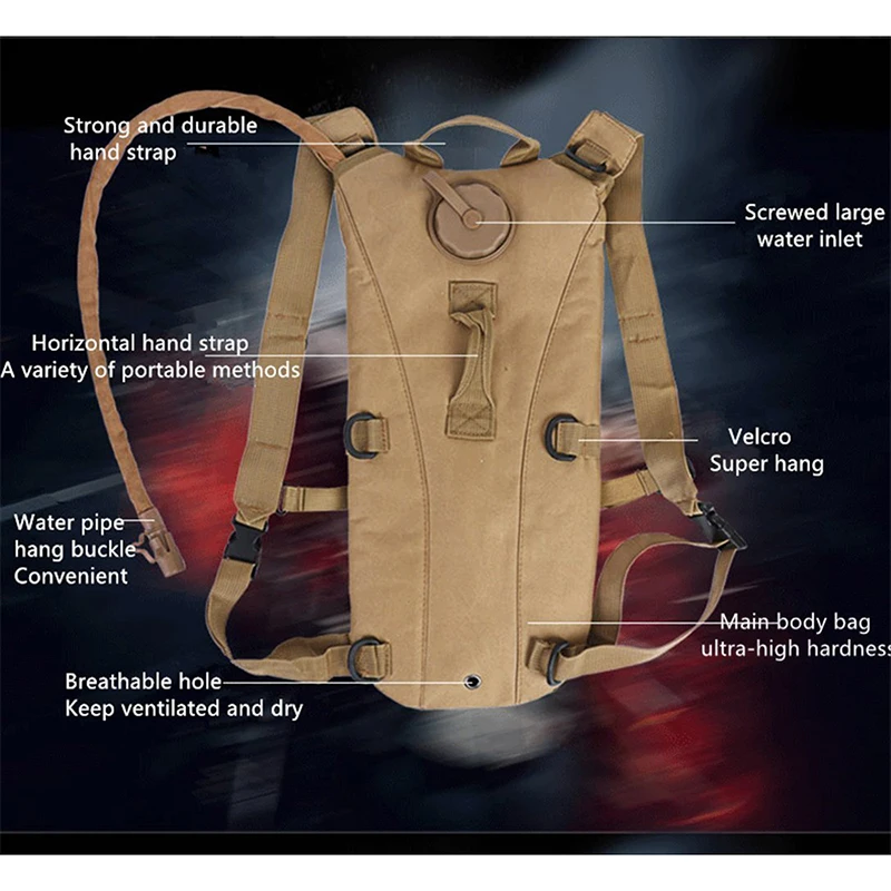 Outdoor 3L Water Bag 3Liter 100 Ounce Hydration System Bladder Backpack Water Container Camping Pack for Hiking Hunting Survival
Outdoor 3L Water Bag 3Liter 100 Ounce Hydration System Bladder Backpack Water Container Camping Pack for Hiking Hunting Survival