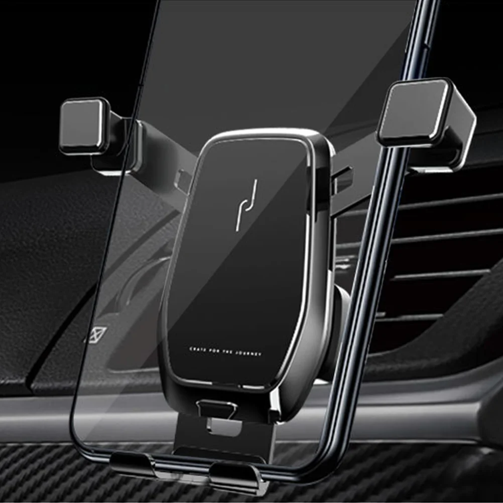 Gravity Car Air Vent Phone Holder Universal Mount Phone Stand for Cellphone GPS Navigator (Metal, Black)
Gravity Car Air Vent Phone Holder Universal Mount Phone Stand for Cellphone GPS Navigator (Metal, Black)