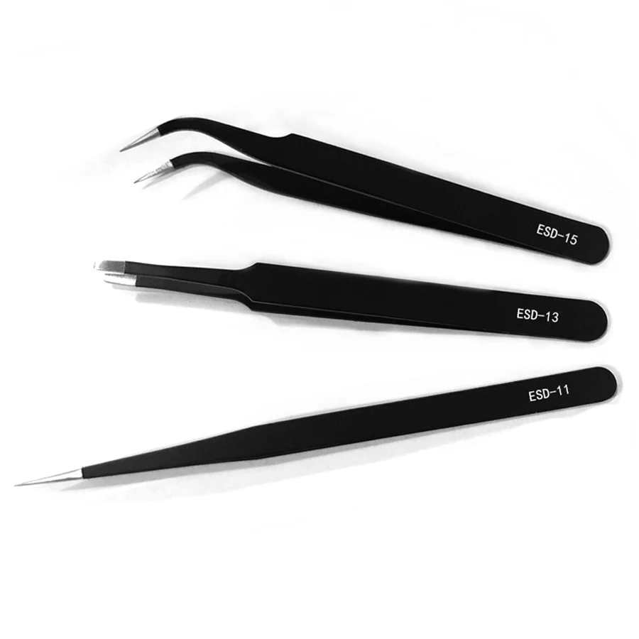 Anti-static ESD BGA Tweezers Tweezer Set Tweezer Kit for Soldering Rework 6pcs/lot High Quality Gb 5v Poe Splitter 5.5 2.1
Anti-static ESD BGA Tweezers Tweezer Set Tweezer Kit for Soldering Rework 6pcs/lot High Quality Gb 5v Poe Splitter 5.5 2.1