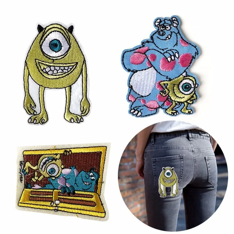 Cartoon comic Monster University Patches Iron On Embroidered Clothes Badges For Clothing Stickers Garment Apparel Diy Accessory
Cartoon comic Monster University Patches Iron On Embroidered Clothes Badges For Clothing Stickers Garment Apparel Diy Accessory