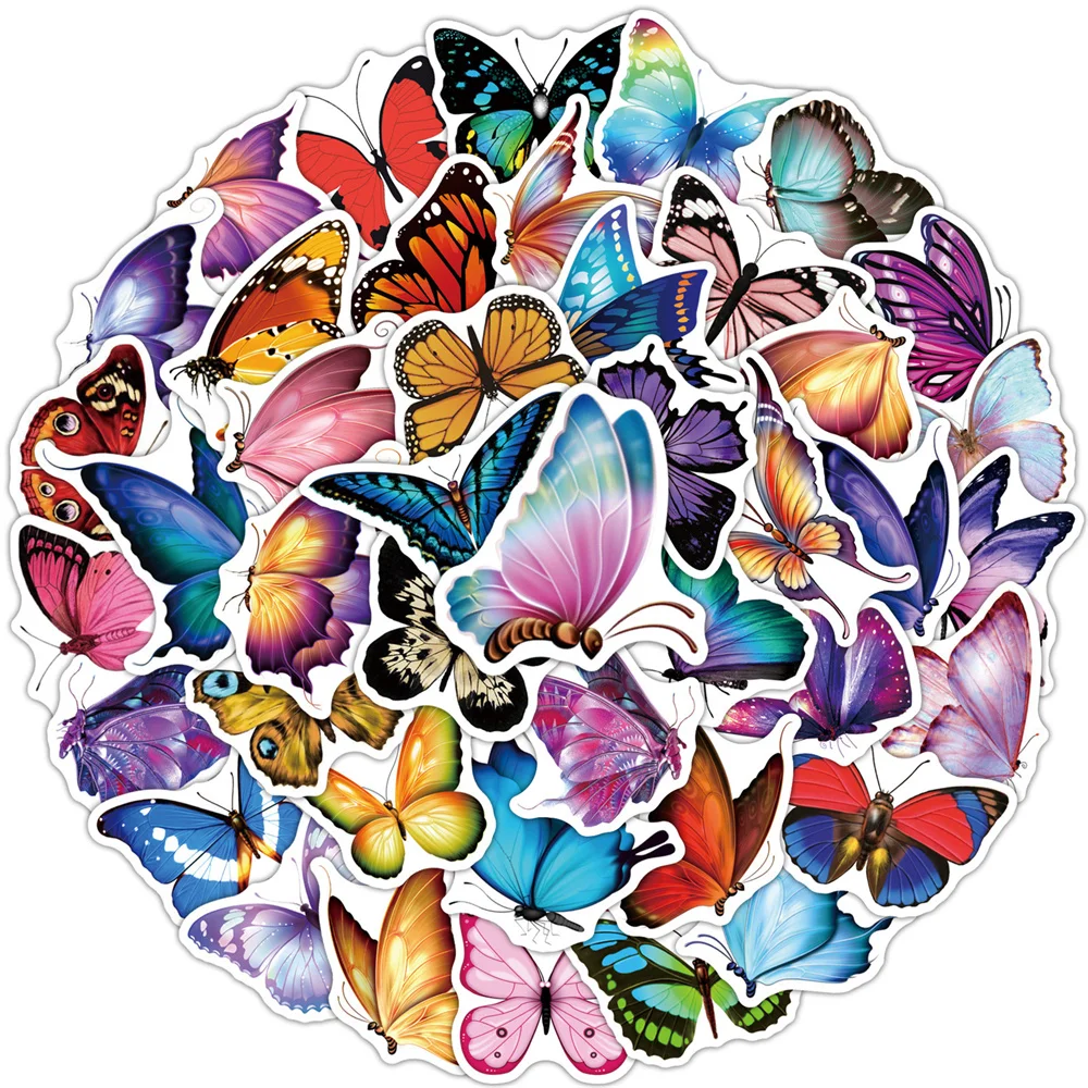 10/30/50PCS Colorful Butterfly Creative Cartoon DIY Sticker Sticker Scrapbook Skateboard Guitar Gift Toy PVC Sticker Wholesale
10/30/50PCS Colorful Butterfly Creative Cartoon DIY Sticker Sticker Scrapbook Skateboard Guitar Gift Toy PVC Sticker Wholesale