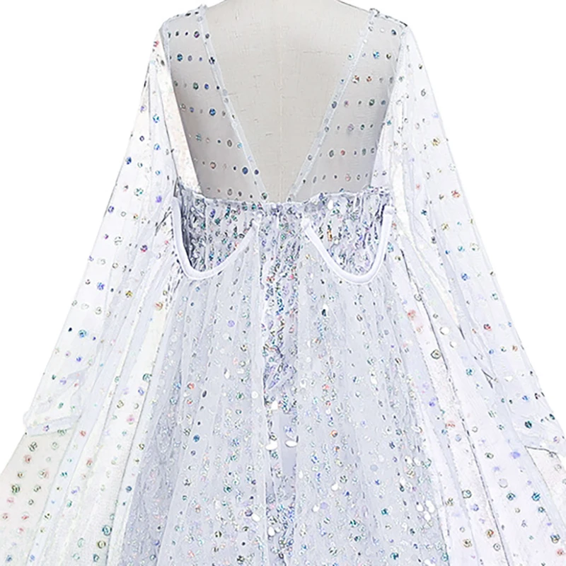 Flower Girls Dresses Illusion Sequined Full Lace Luxury White Tulle Ball Gown O-Neck Floor-Length Kids Party Princess Skirt D383
Flower Girls Dresses Illusion Sequined Full Lace Luxury White Tulle Ball Gown O-Neck Floor-Length Kids Party Princess Skirt D383