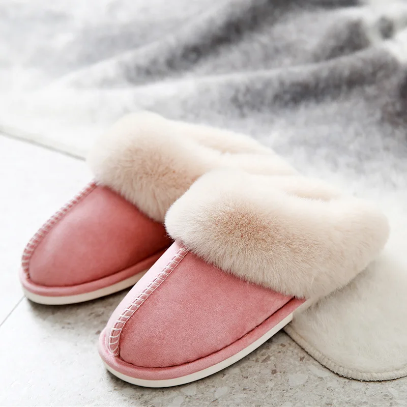 Luxury Faux Suede Home Women Full Fur Slippers Winter Warm Plush Bedroom Non-Slip Couples Shoes Indoor Ladies Furry Slippers
Luxury Faux Suede Home Women Full Fur Slippers Winter Warm Plush Bedroom Non-Slip Couples Shoes Indoor Ladies Furry Slippers