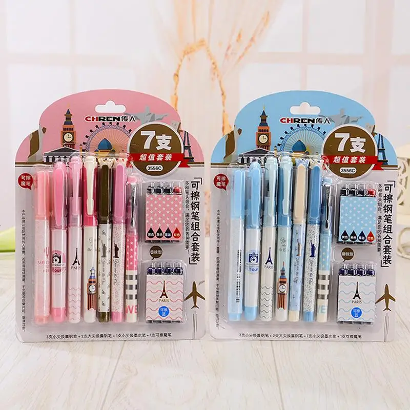 Erasable Pen Exquisite Creative Exchange Ink Stationery Student Gifts 15 Pcs/Set Calligraphy Supplies Calligraphy
Erasable Pen Exquisite Creative Exchange Ink Stationery Student Gifts 15 Pcs/Set Calligraphy Supplies Calligraphy