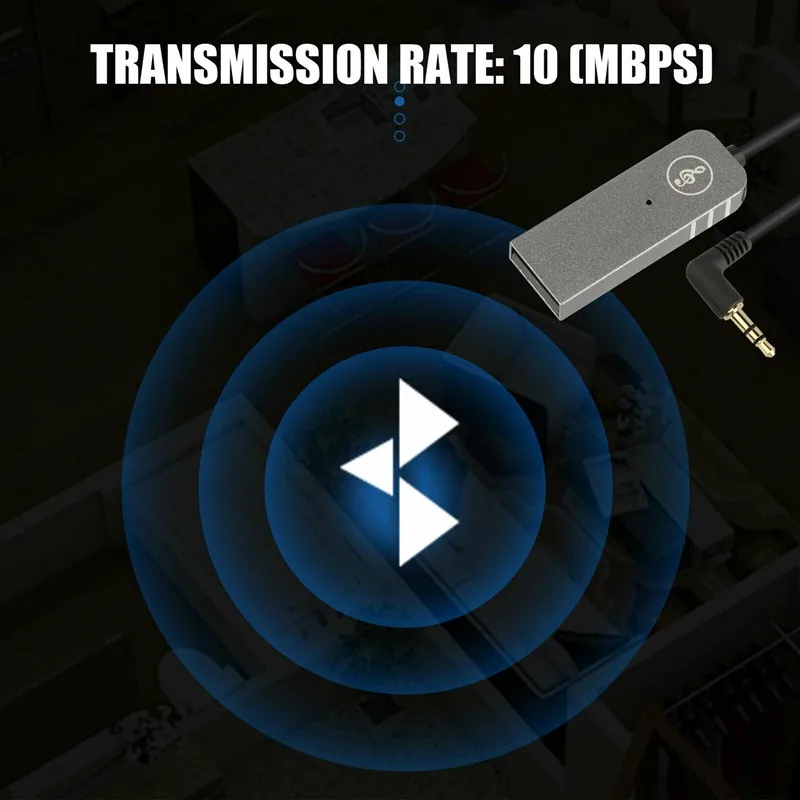 Portable USB Bluetooth Adapter Car Audio Cable Wireless Receiver 2-in -1 BT 5.0 AUX 3.5mm Jack Computer Adapter Dongles Sender
Portable USB Bluetooth Adapter Car Audio Cable Wireless Receiver 2-in -1 BT 5.0 AUX 3.5mm Jack Computer Adapter Dongles Sender