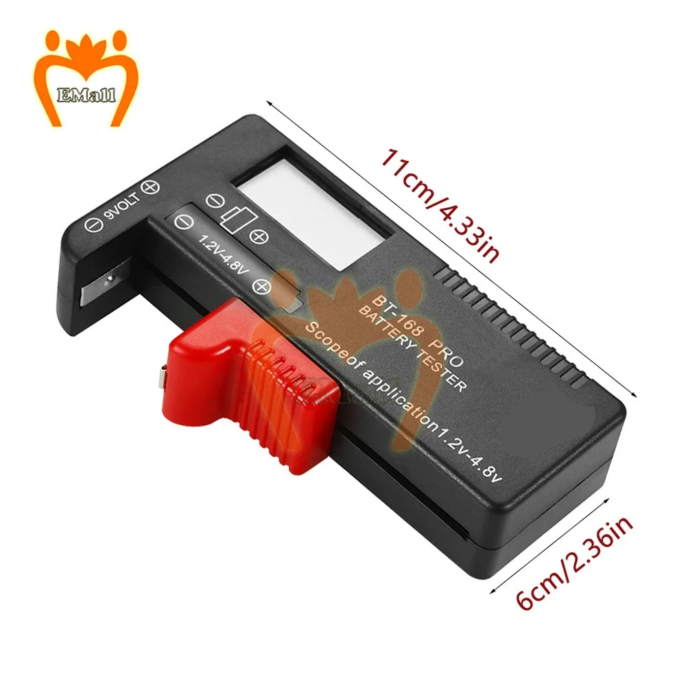 Digital Battery Tester LCD Display C D N AA AAA 9V 1.5V Button Cell Battery Capacity Check Detector Capacitance Diagnostic Tool
Digital Battery Tester LCD Display C D N AA AAA 9V 1.5V Button Cell Battery Capacity Check Detector Capacitance Diagnostic Tool