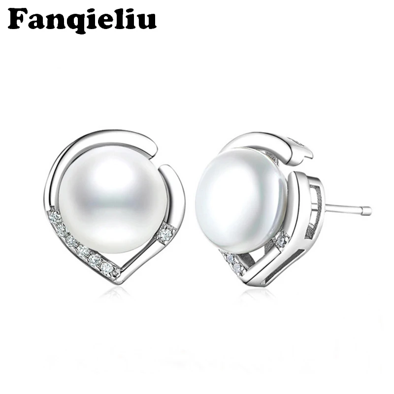 Fanqieliu Heart Crystal Studs Cute Freshwater Pearl Earrings For Women Wedding 925 Sterling Silver Stud Earrings FQL20201
Fanqieliu Heart Crystal Studs Cute Freshwater Pearl Earrings For Women Wedding 925 Sterling Silver Stud Earrings FQL20201