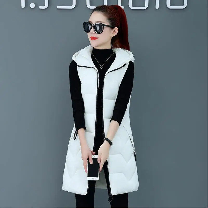 Vests Women's Sleeveless New 2021 Vest Women Waistcoat Long Slim Spring And Autumn Thick Warm Jacket Female Coat Black
Vests Women's Sleeveless New 2021 Vest Women Waistcoat Long Slim Spring And Autumn Thick Warm Jacket Female Coat Black