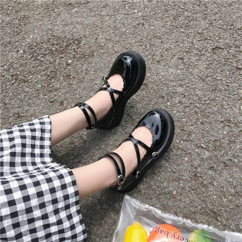 Flat Black Shoes For Women British Style Oxfords Modis All-Match Female Footwear Clogs Platform Casual Sneaker Preppy Leather 20
Flat Black Shoes For Women British Style Oxfords Modis All-Match Female Footwear Clogs Platform Casual Sneaker Preppy Leather 20