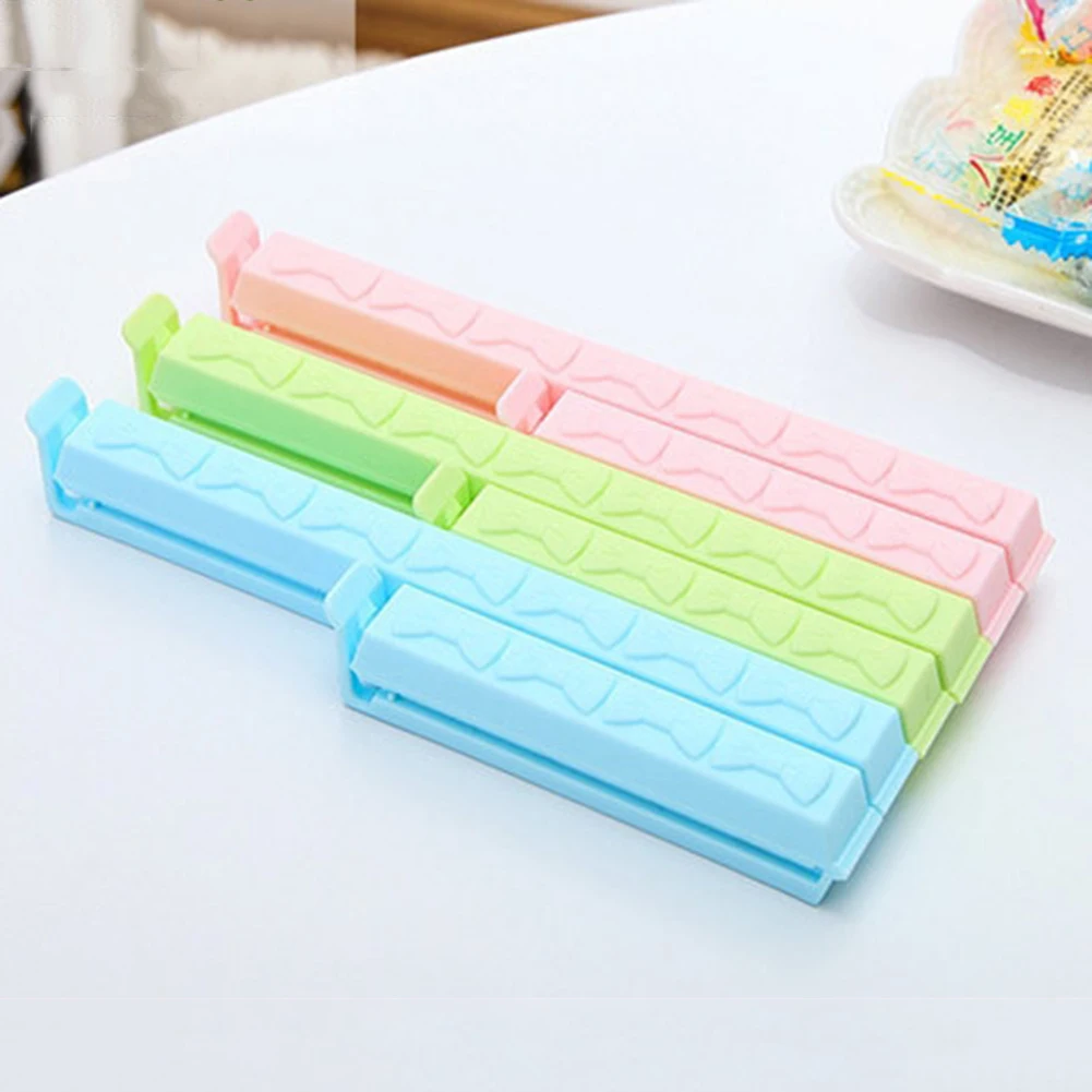 6pcs Portable New Kitchen Storage Food Snack Seal Sealing Bag Clips Sealer Clamp Plastic Tool
6pcs Portable New Kitchen Storage Food Snack Seal Sealing Bag Clips Sealer Clamp Plastic Tool