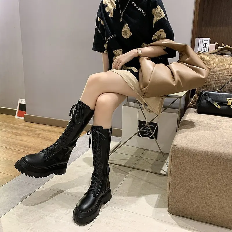 2021 New Autumn New Arrival Luxury Brand Design Mid-calf Boots Women Cool High Platform Boots Wedges Shoes Woman Platform Shoes
2021 New Autumn New Arrival Luxury Brand Design Mid-calf Boots Women Cool High Platform Boots Wedges Shoes Woman Platform Shoes