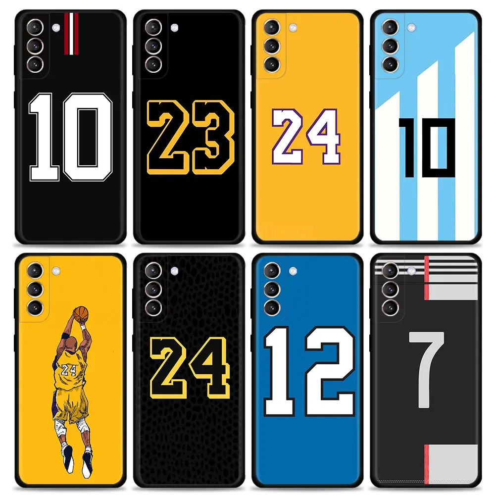 Smartphone Case For Samsung Galaxy S20 FE S21 Ultra S9 S10 Plus Lite S10e Back Cover Funda Bag basketball star Football Number
Smartphone Case For Samsung Galaxy S20 FE S21 Ultra S9 S10 Plus Lite S10e Back Cover Funda Bag basketball star Football Number