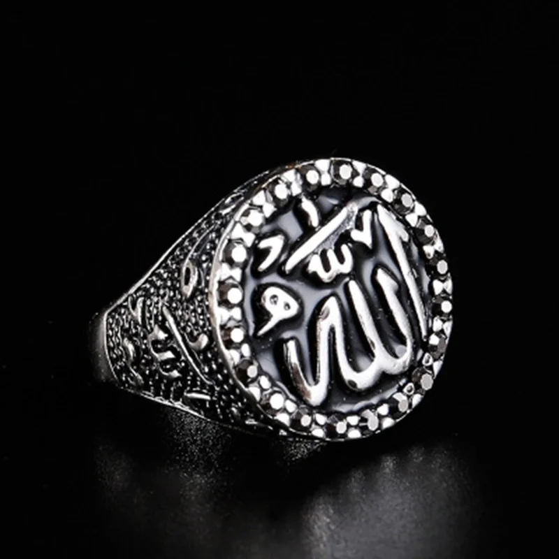 New Retro Muslim Arabic Rune Pattern Ring Men's Ring Vintage Metal Plated-silver Ring Accessories Party Jewelry
New Retro Muslim Arabic Rune Pattern Ring Men's Ring Vintage Metal Plated-silver Ring Accessories Party Jewelry