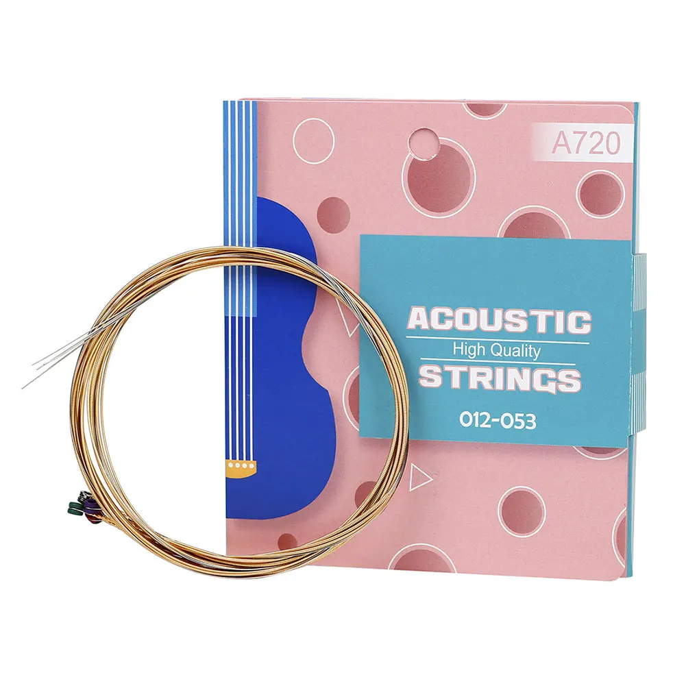6pcs/Set Acoustic Guitar String Brass Steel Core Anti-Rust Coating Surface For Musical Instruments Guitars Strings Guitar Part 
6pcs/Set Acoustic Guitar String Brass Steel Core Anti-Rust Coating Surface For Musical Instruments Guitars Strings Guitar Part