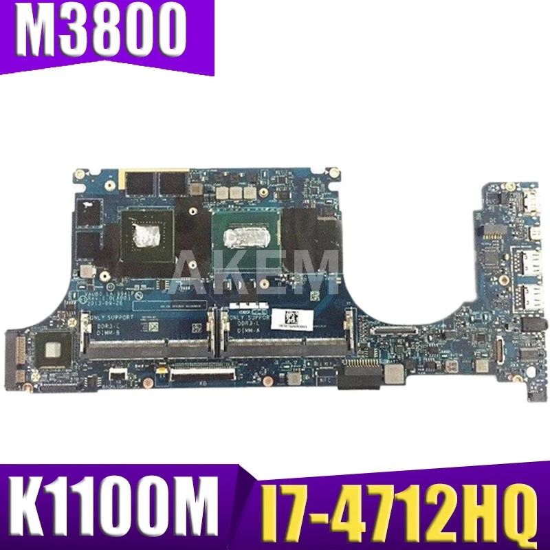 Для DELL Precision M3800 материнская плата для ноутбука VAUB0 LA-9941P с SR1PZ i7-4712HQ CPU K1100M 2GB GPU материнская плата протестирована 100%
Для DELL Precision M3800 материнская плата для ноутбука VAUB0 LA-9941P с SR1PZ i7-4712HQ CPU K1100M 2GB GPU материнская плата протестирована 100%