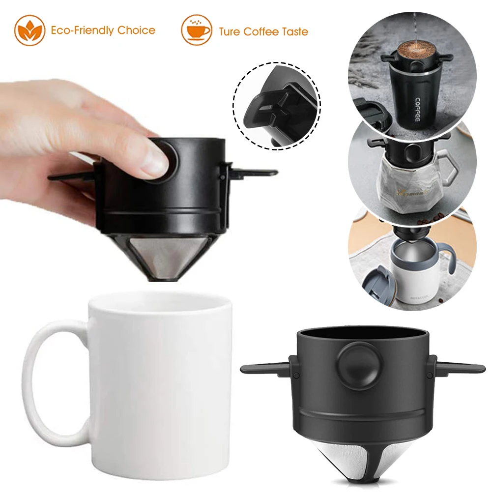 Pour Over Coffee Maker Filter Folding Portable Reusable Stainless Steel Drip Coffee Tea Holder Infuser Coffee Dripper Equipment
Pour Over Coffee Maker Filter Folding Portable Reusable Stainless Steel Drip Coffee Tea Holder Infuser Coffee Dripper Equipment