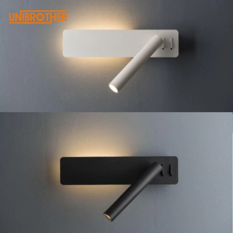 Led Wall Lamp Reading Light for Bedroom Hotel Headboard Night Book Lamp Rotation Bedside Wall Lamps Room Decor 
Led Wall Lamp Reading Light for Bedroom Hotel Headboard Night Book Lamp Rotation Bedside Wall Lamps Room Decor