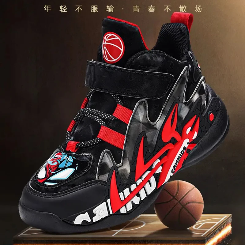 Showsky--New Leather High-Top Basketball Shoes, Children'S Shoes, Fashion , Breathable, Comfortable And Waterproof
Showsky--New Leather High-Top Basketball Shoes, Children'S Shoes, Fashion , Breathable, Comfortable And Waterproof