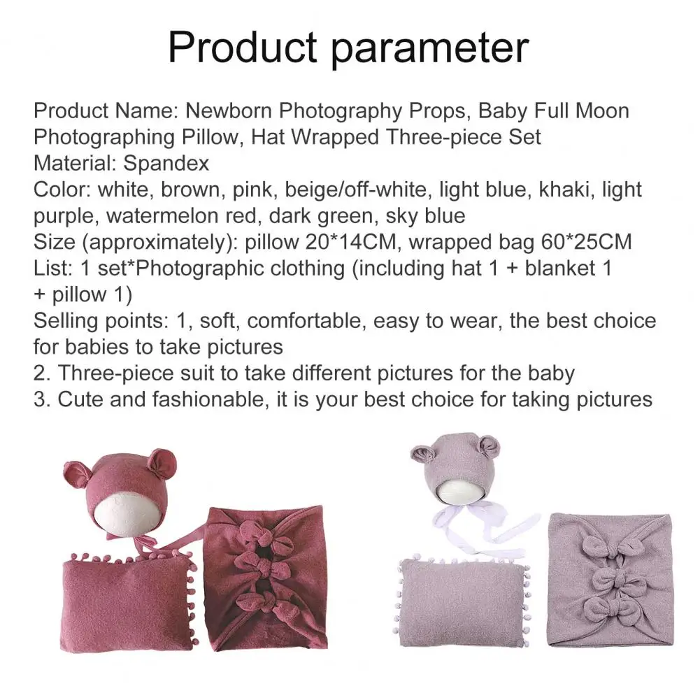 3Pcs/Set Photography Clothing Warm Comfortable Cute Shape Infant Sleeping Bag for Newborn Baby Photo shooting Accessories
3Pcs/Set Photography Clothing Warm Comfortable Cute Shape Infant Sleeping Bag for Newborn Baby Photo shooting Accessories