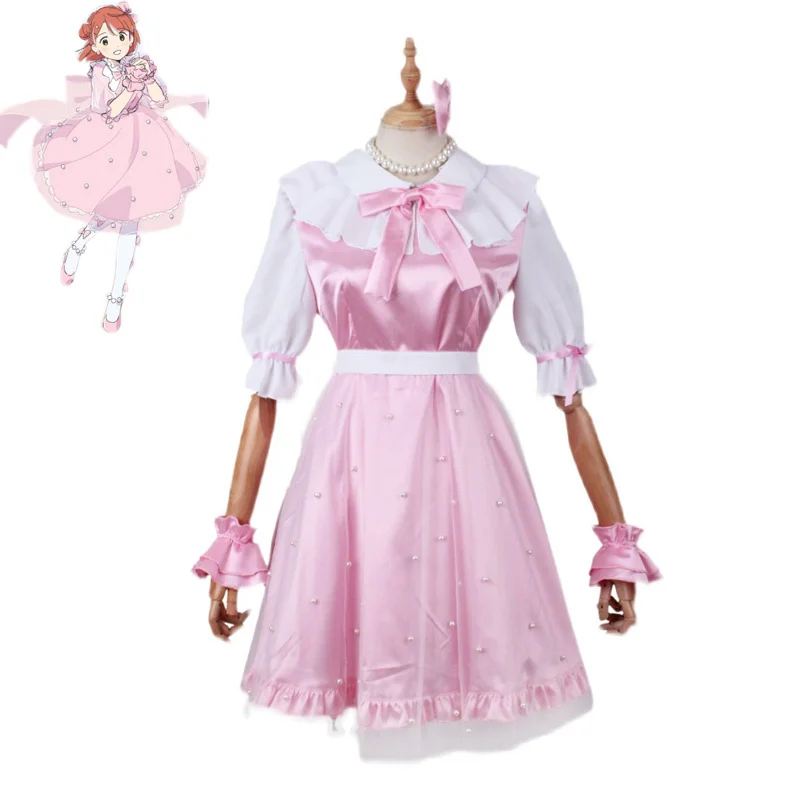Anime Love Live! Nijigasaki Ayumu Uehara Cosplay Costumes Women Cute Maid Dress Pink Suit Lolita Halloween Uniforms Custom Made
Anime Love Live! Nijigasaki Ayumu Uehara Cosplay Costumes Women Cute Maid Dress Pink Suit Lolita Halloween Uniforms Custom Made