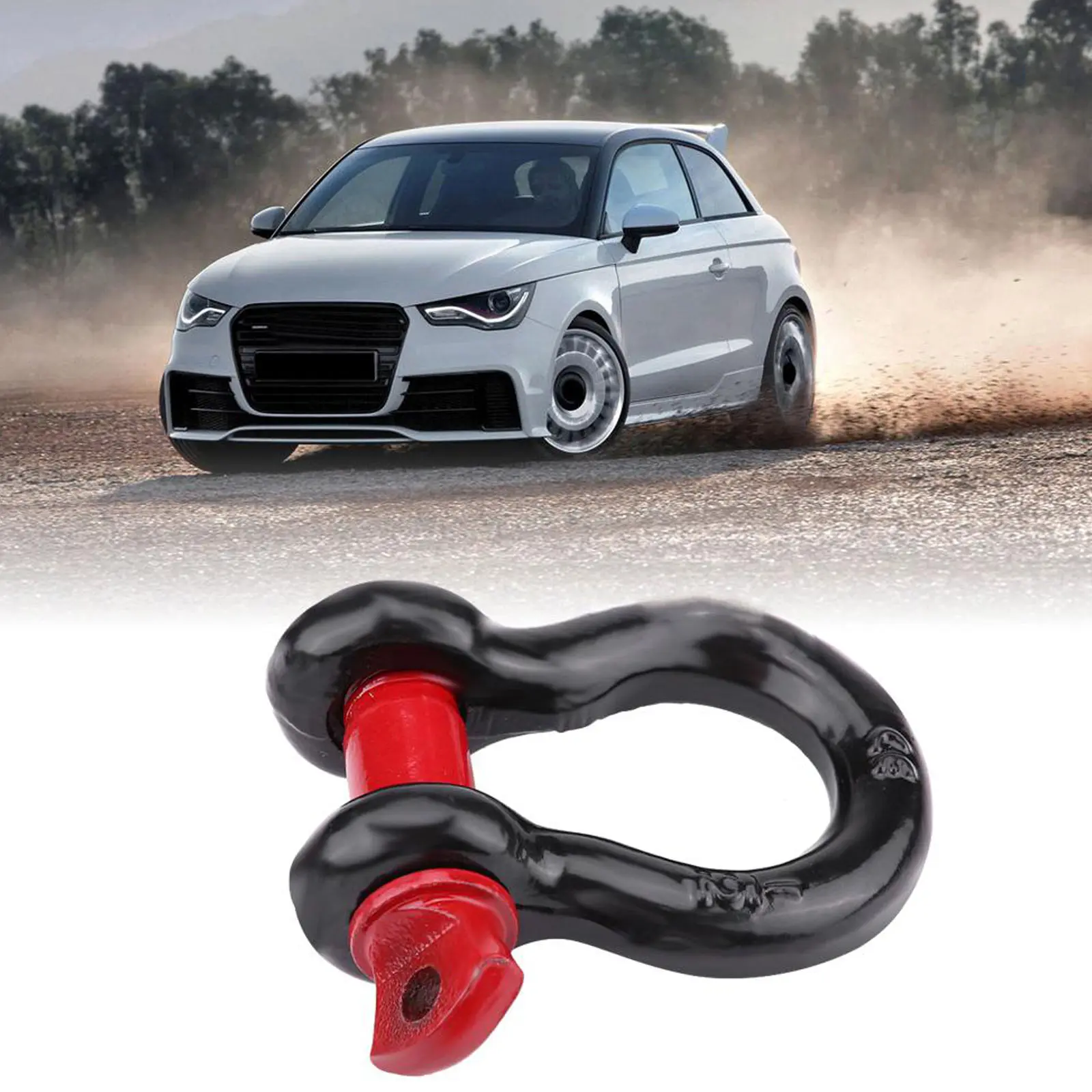 Car Towing Rope U-Shaped Hook For UTV/ATV High-Strength (2T) Trailer Towing Buckle Towing Hook Metal Climbing Trailer Shackle
Car Towing Rope U-Shaped Hook For UTV/ATV High-Strength (2T) Trailer Towing Buckle Towing Hook Metal Climbing Trailer Shackle