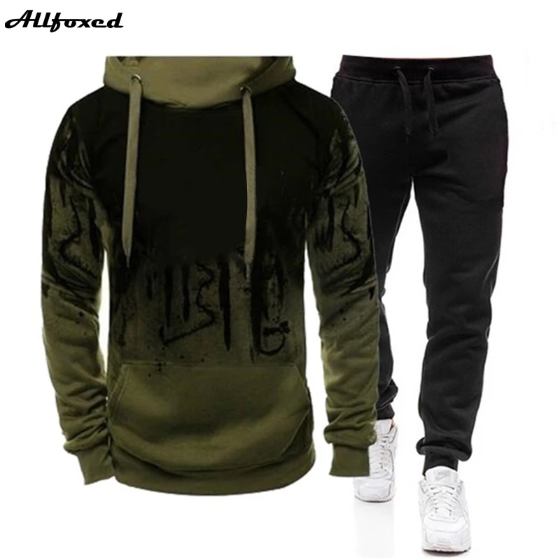 2021 New Men's Sportswear Suit Men's Hoodies Sweater and Sweatpants Sets Autumn Winter Outfits Fashion Printed Tracksuit Male
2021 New Men's Sportswear Suit Men's Hoodies Sweater and Sweatpants Sets Autumn Winter Outfits Fashion Printed Tracksuit Male