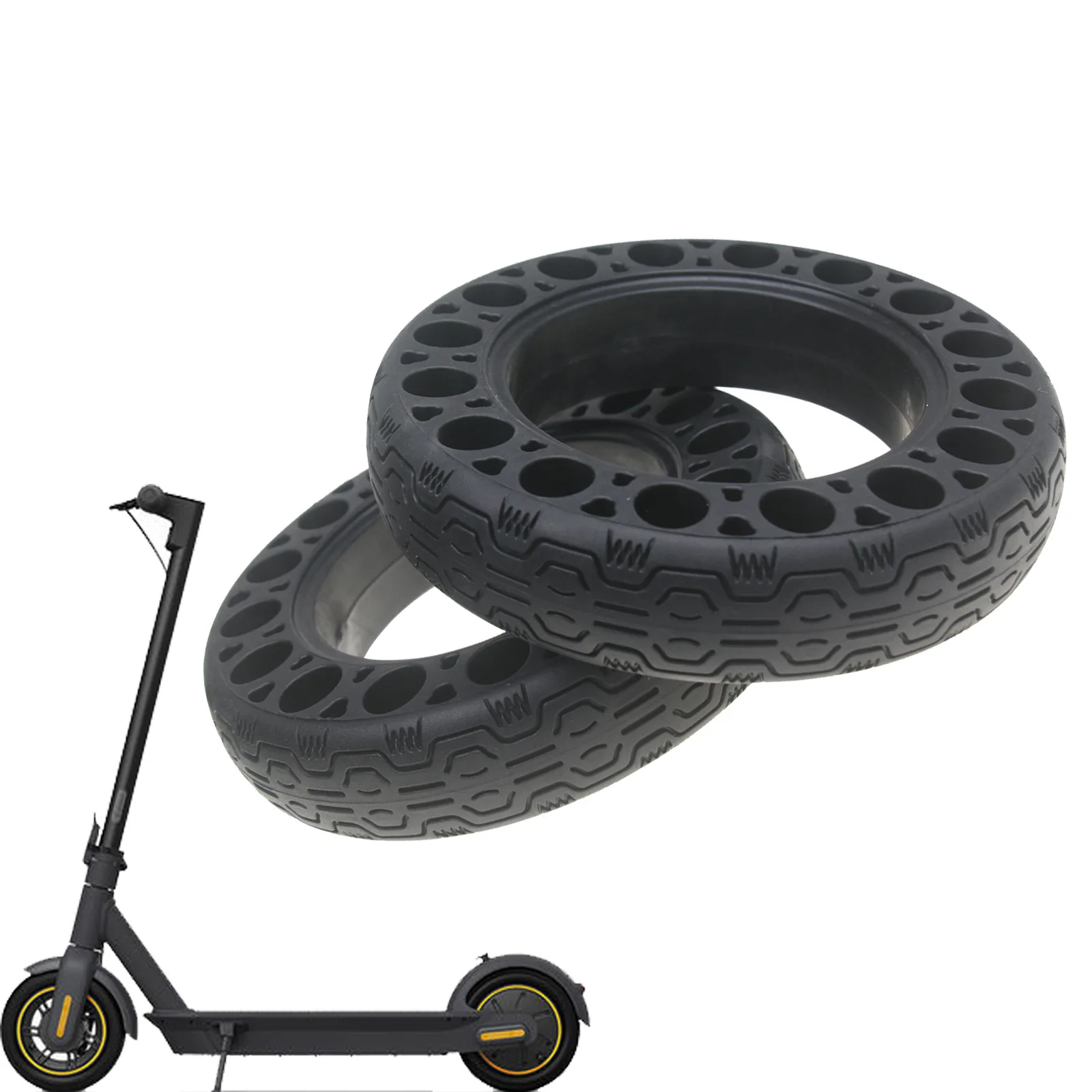 10inchs Electric Scooter Anti-slip Damping Tire Honeycomb Solid Rubber Tire Tyre for Segway Max60 G30 Electric Scooter Accessory
10inchs Electric Scooter Anti-slip Damping Tire Honeycomb Solid Rubber Tire Tyre for Segway Max60 G30 Electric Scooter Accessory