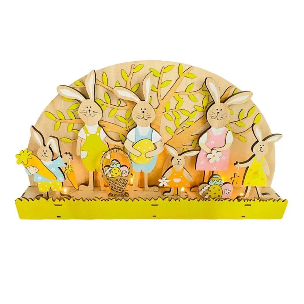 Wooden Easter Desktop Decoration Simple And Adorable LED Bunny Eggs Crafts Durable Exquisite Wooden Bunny Easter Ornaments Sprin
Wooden Easter Desktop Decoration Simple And Adorable LED Bunny Eggs Crafts Durable Exquisite Wooden Bunny Easter Ornaments Sprin
