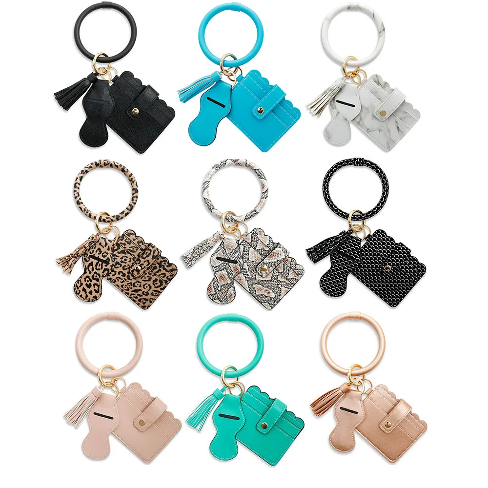 Fashion Leather Bracelet Keychain Tassel Card Package Lipstick Bag Decoration Pendant Wome Give Girlfriend Gift Charm Keyring
Fashion Leather Bracelet Keychain Tassel Card Package Lipstick Bag Decoration Pendant Wome Give Girlfriend Gift Charm Keyring
