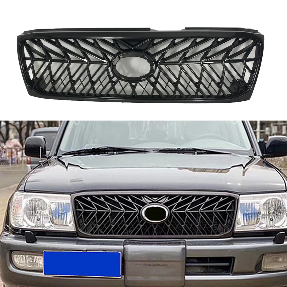 Модифицированная решетка-гриль для Land Cruiser, сетка для Land Cruiser TRD 100 LC100 4500 4700 2003 2004 2005 гоночные решетки, решетки для переднего бампера
Модифицированная решетка-гриль для Land Cruiser, сетка для Land Cruiser TRD 100 LC100 4500 4700 2003 2004 2005 гоночные решетки, решетки для переднего бампера