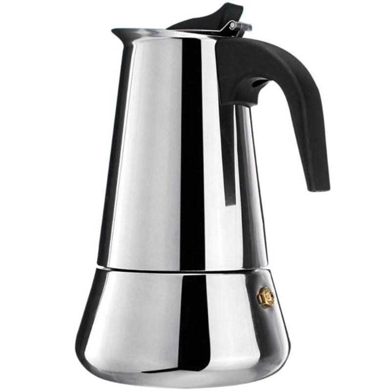 Кофеварка для эспрессо Moka, кофеварка для эспрессо из нержавеющей стали (450 мл), кофеварка для итальянского эспрессо и кофе
Кофеварка для эспрессо Moka, кофеварка для эспрессо из нержавеющей стали (450 мл), кофеварка для итальянского эспрессо и кофе