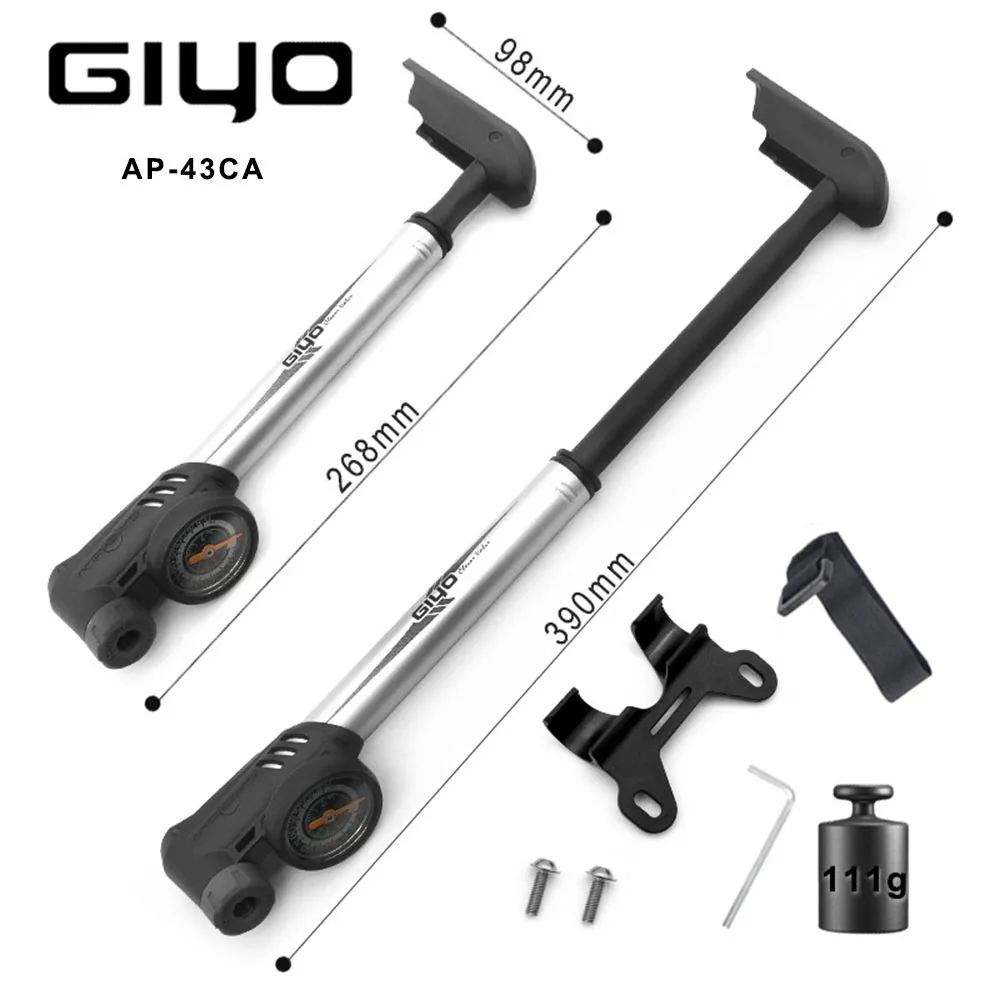 GIYO велосипед насос AP 43CF/43CA велосипедные аксессуары Давление велосипедов
