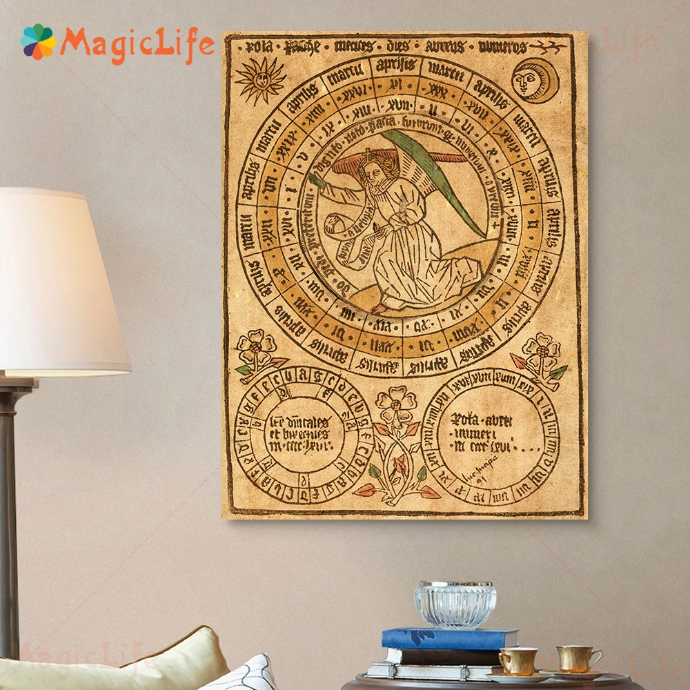 An Easter Calendar Beginning With The Year Poster And Print Archangel Rings Canvas Painting For Living Room Decoration Wall Art
An Easter Calendar Beginning With The Year Poster And Print Archangel Rings Canvas Painting For Living Room Decoration Wall Art