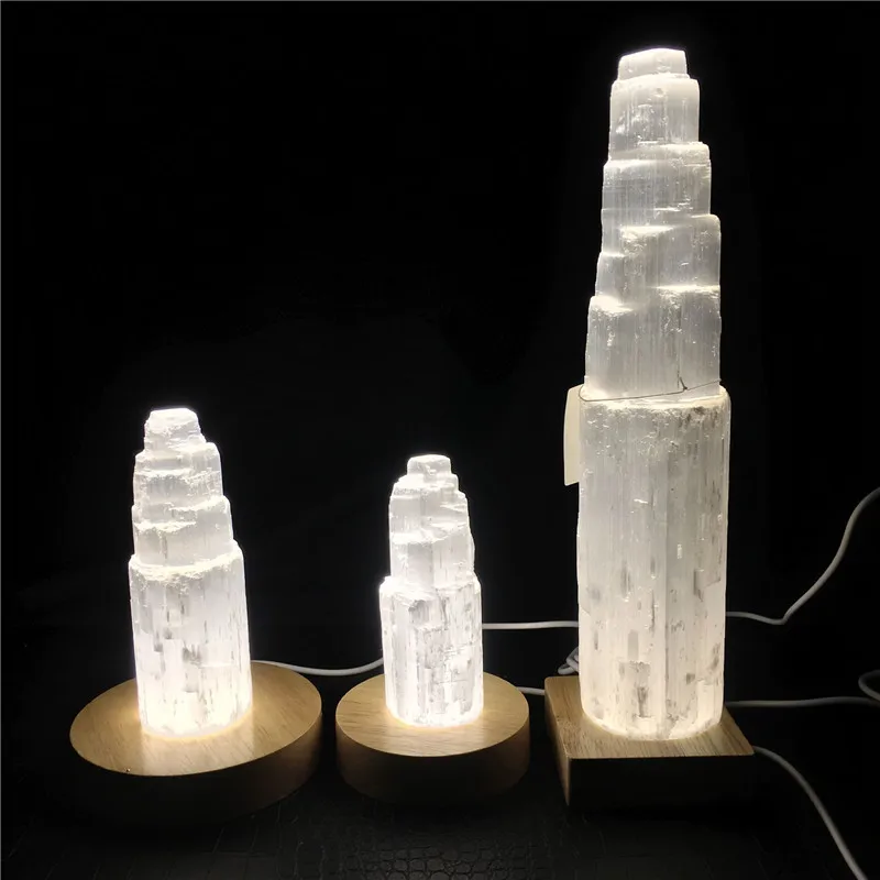 10-25CM Natural Quartz Crystal Selenite Tower Moroccan Lamp Reiki Healing Mineral Specimen Home Decor Collect
10-25CM Natural Quartz Crystal Selenite Tower Moroccan Lamp Reiki Healing Mineral Specimen Home Decor Collect